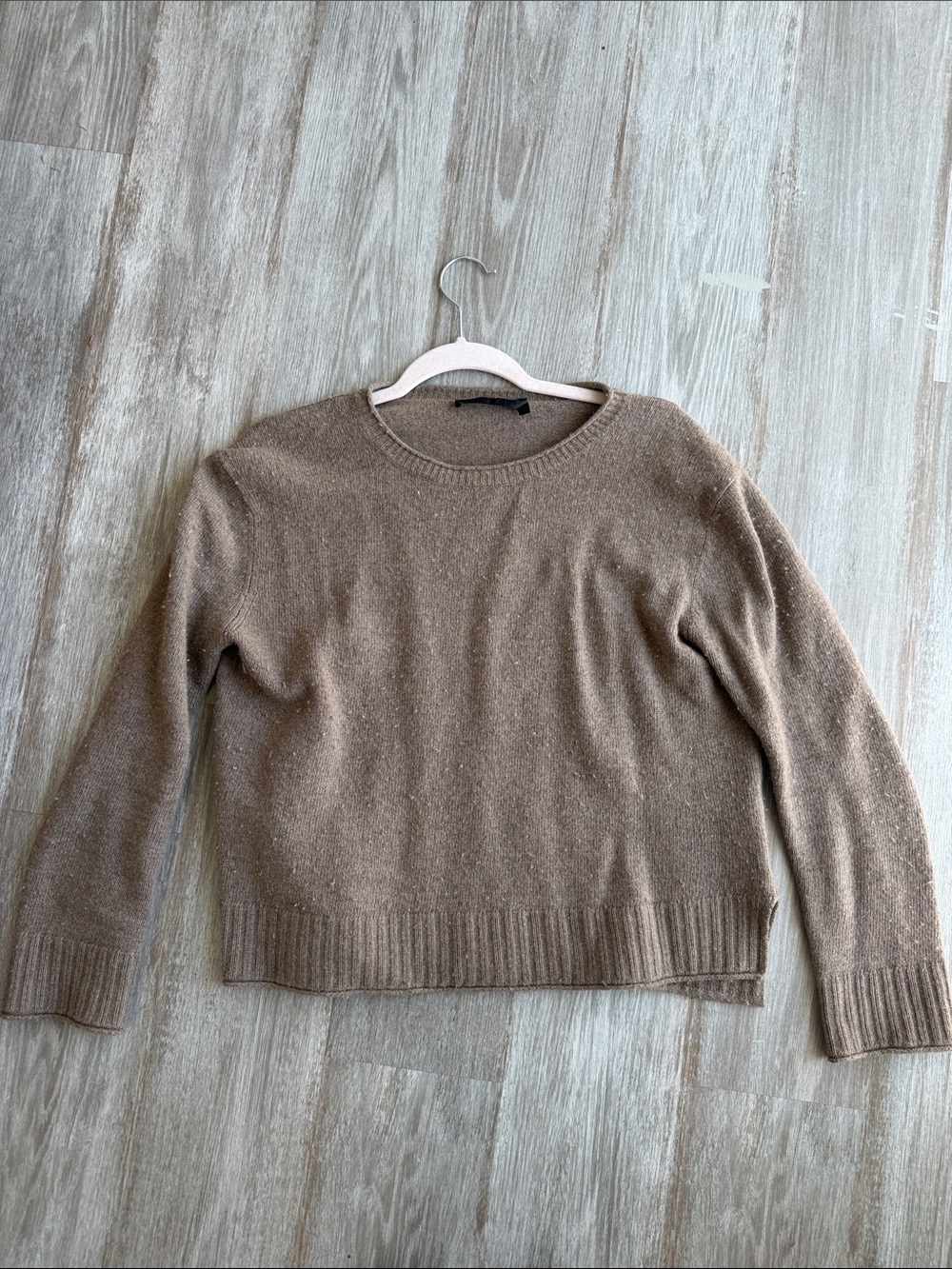Jenni Kayne Cozy Crewneck Sweater in Taupe